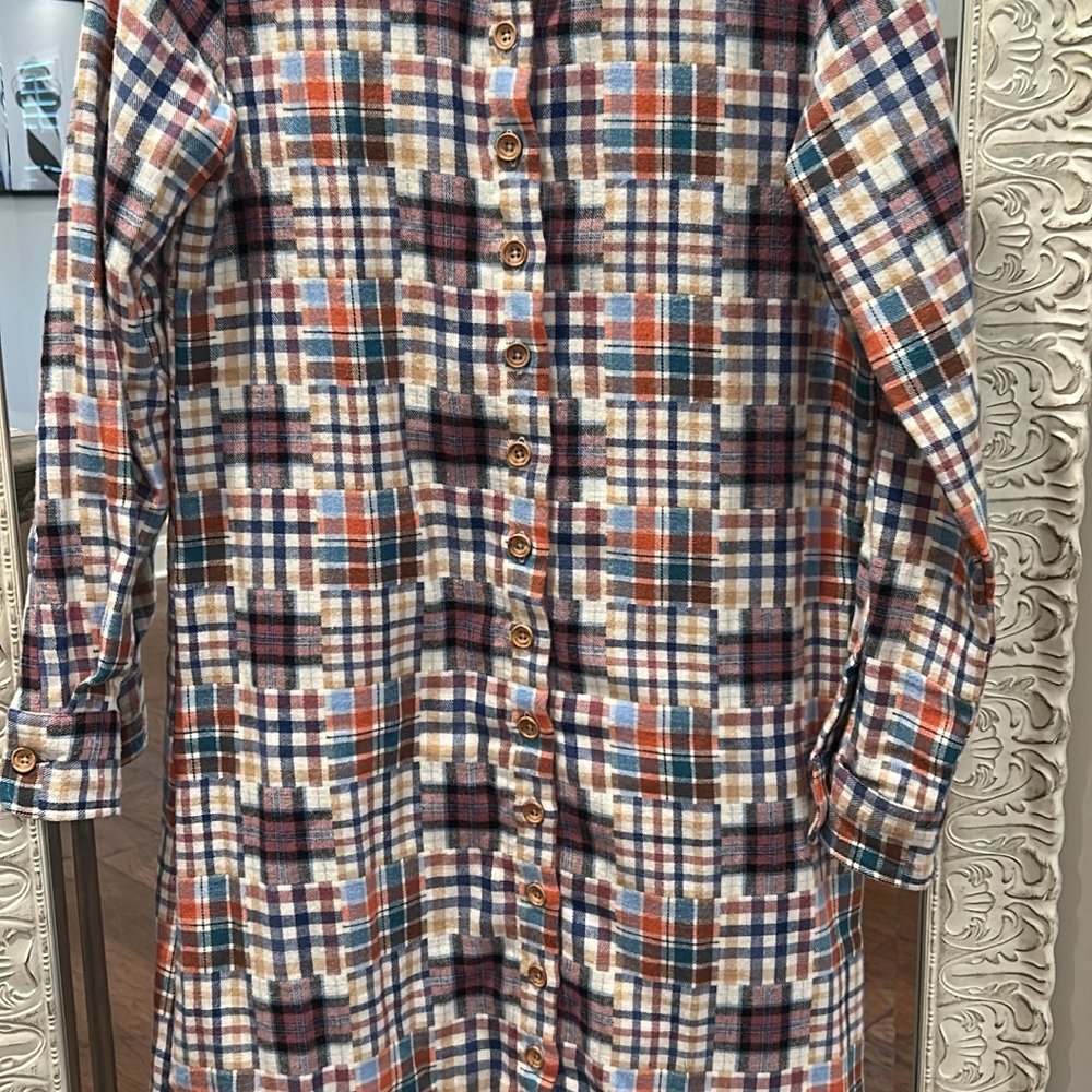 The Shirt by Rochelle Behrens Plaid Dress - Multicolor